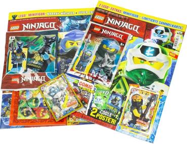 XL-Blindbag Lego Ninjago Helden-Power  (2x Magazines + 2x Lego Extras) Pack 2